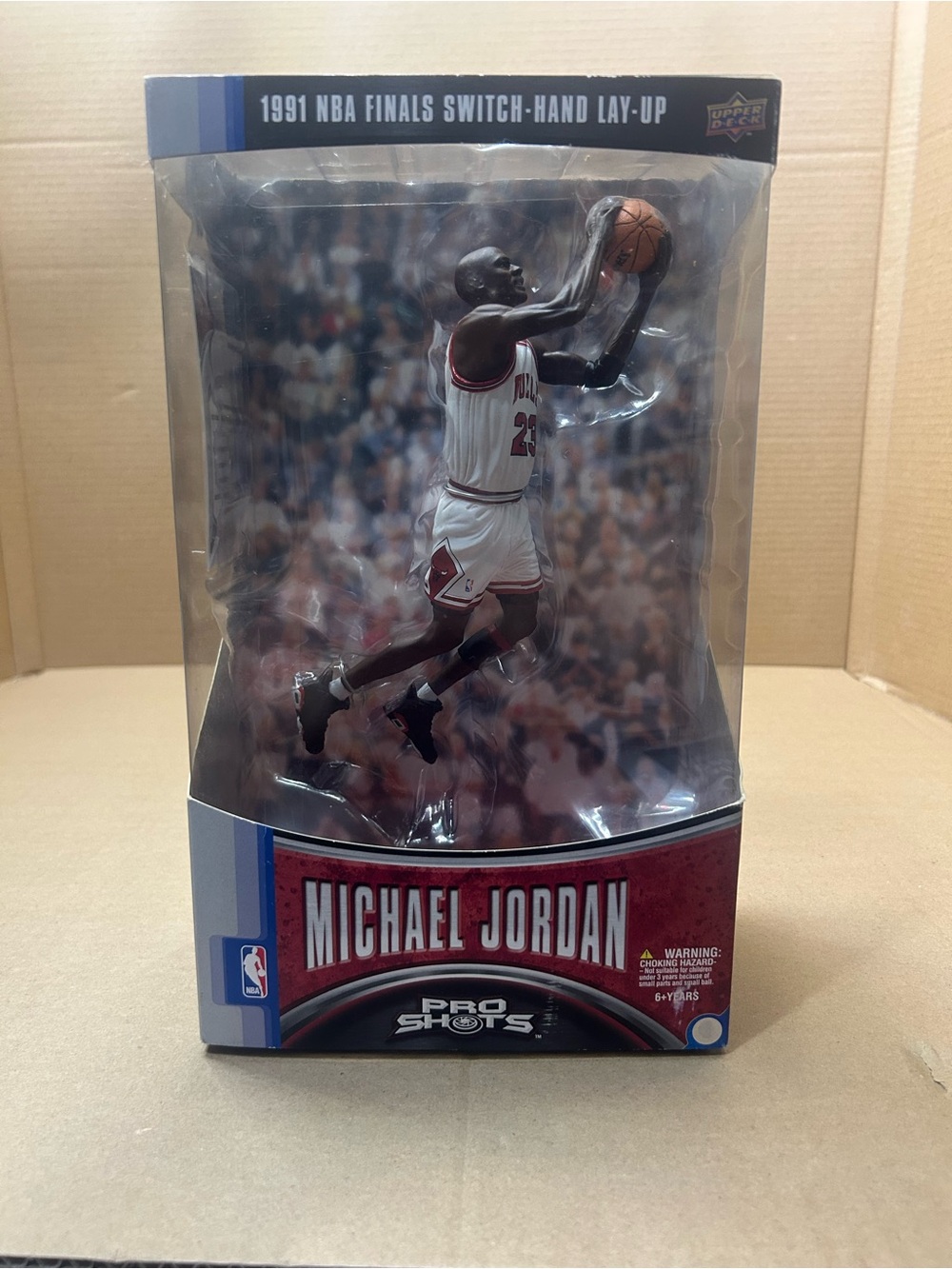 Michael Jordan Pro Shots Figure - Chicago Bulls White/Red Jersey